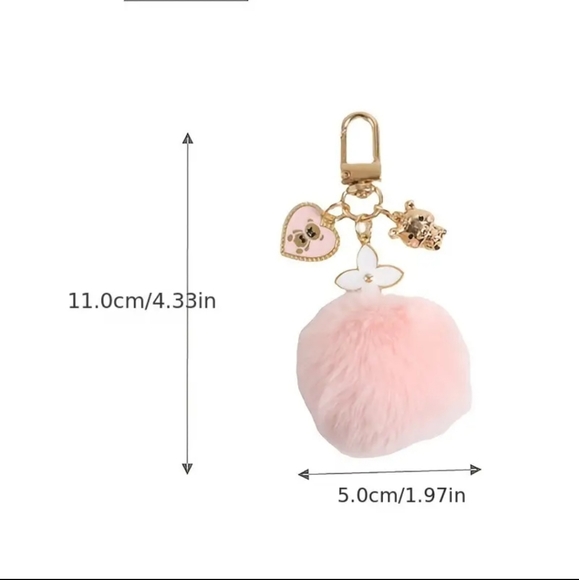 NWT Pink Fur Ball 💗 Charm - Picture 4 of 5
